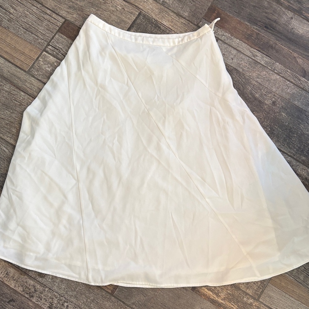 INC International Concepts Cream Midi Skirt